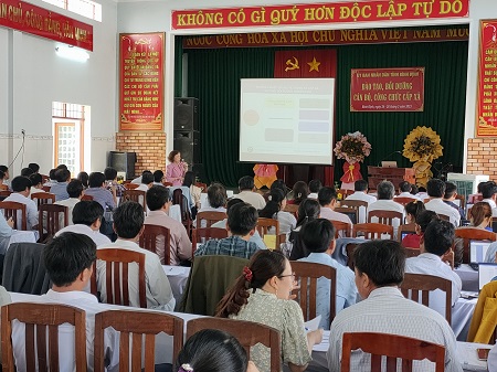 Lớp đào tạo, bồi dưỡng công chức Văn phòng - Thống kê cấp xã năm 2023  tại thị xã An Nhơn