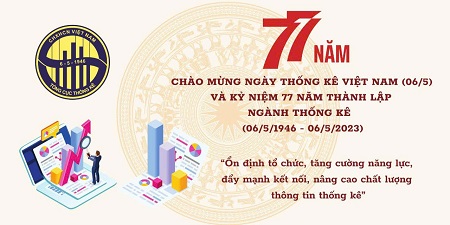 Kỷ niệm 77 năm ngày thành lập ngành Thống kê Việt Nam (06/5/1946-06/5/2023)
