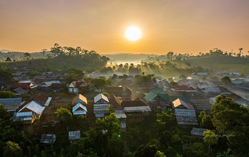 Một khu dân cư thuộc tỉnh Bình Định. Ảnh: Dũng Nhân